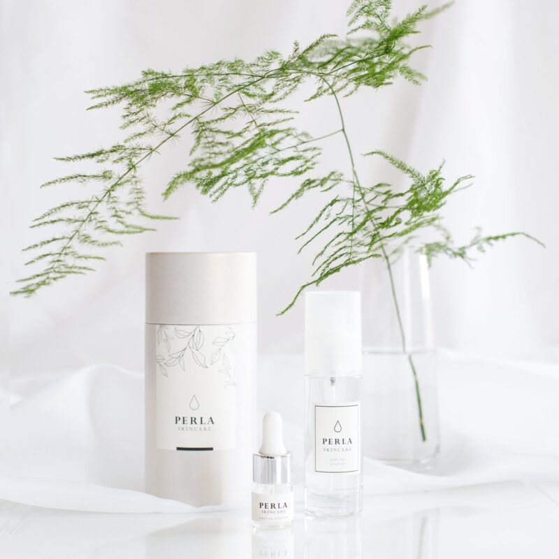 Perla Skincare gentle exfoliator for a smoother skin.